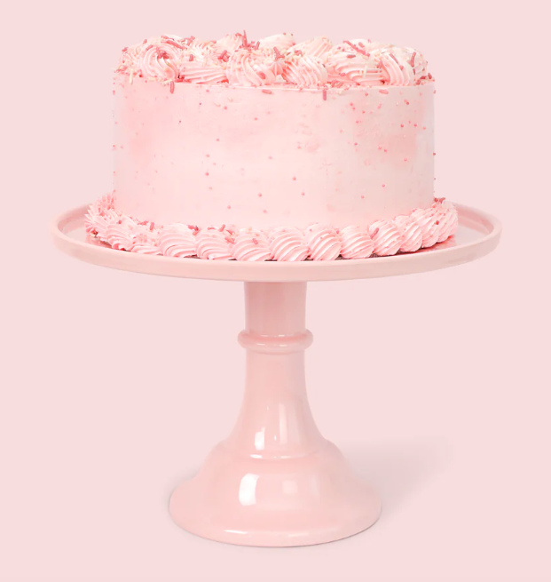 Peony Pink Melamine Cake Stand