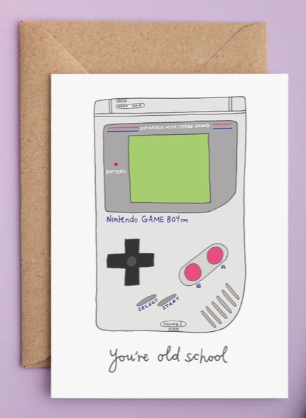 Game Boy Birthday Card