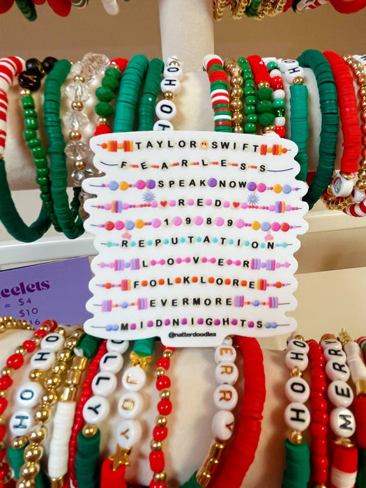 Taylor Swift Bracelets Era Sticker