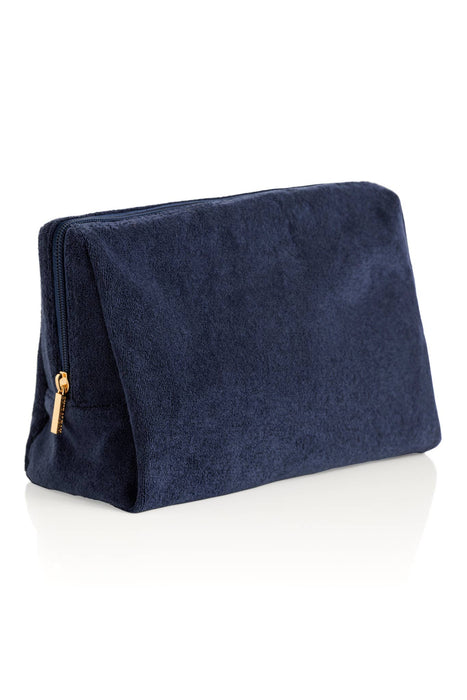 Terry Zip Pouch | Navy
