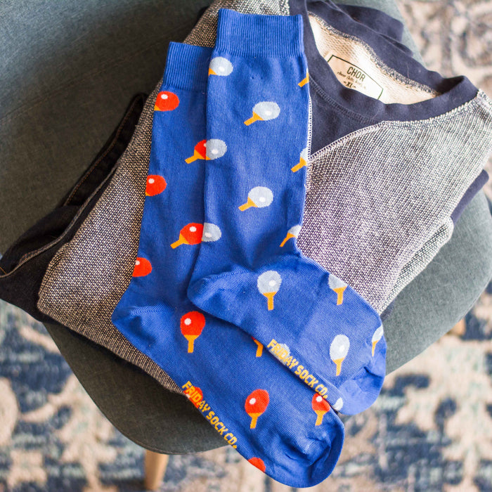 Ping Pong Mismatched Men's Socks