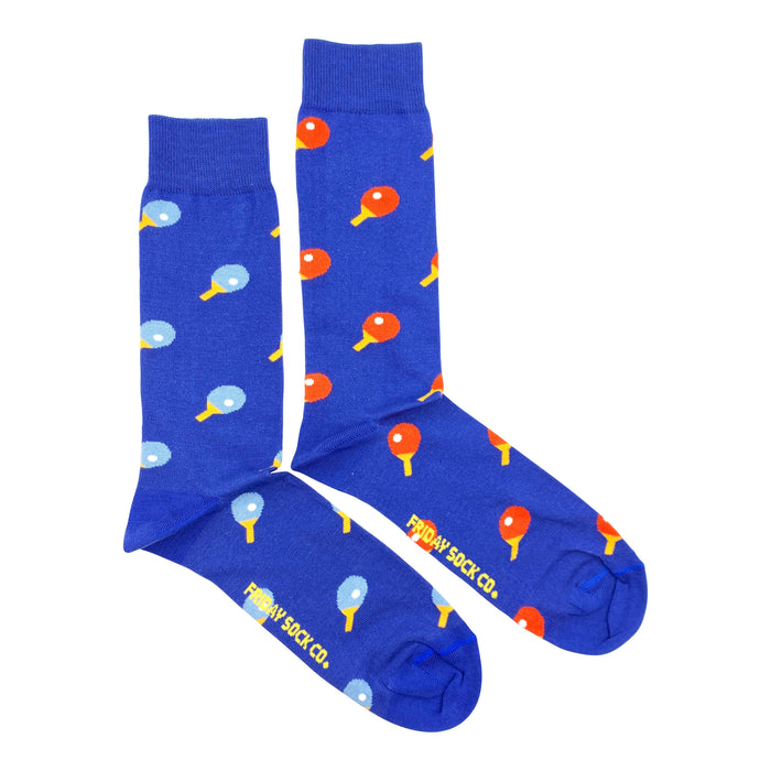 Ping Pong Mismatched Men's Socks